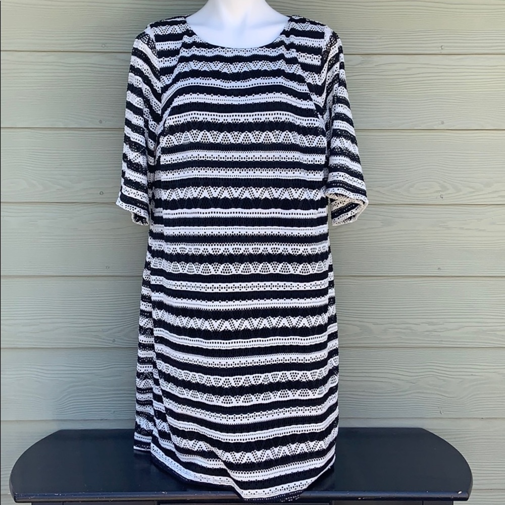 Black & White Striped Dress